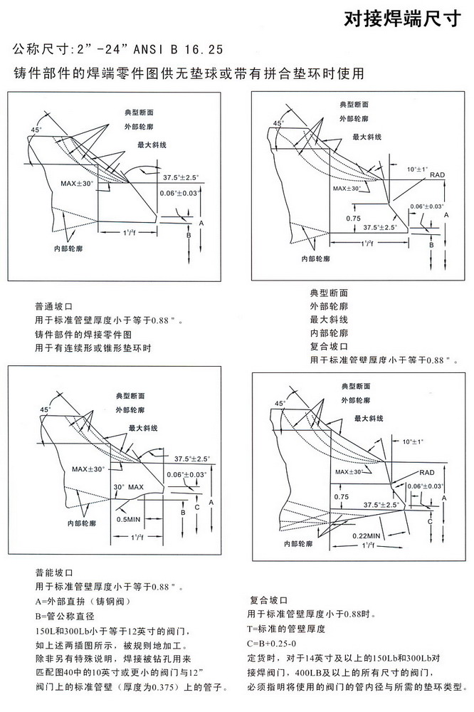 焊接尺寸規范